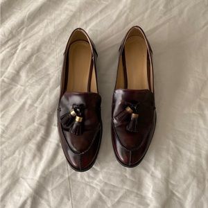 Zara flat tassel loafers size 40 shoes formal dress shoes